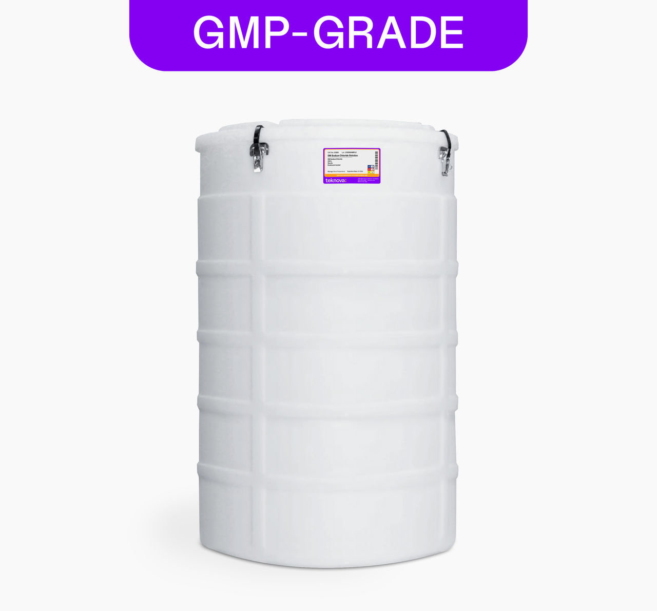 5M Sodium Chloride Solution, 200L bag, GMP-grade